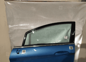Drzwi przód przednie lewe ford fiesta MK.7 7 vii 99 błękitne niebieskie 5D 5 drzwi hb 6