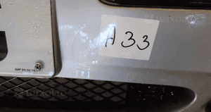 Zderzak przód przedni mercedes a klasa W168 srebrny 744 2