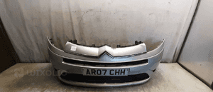 Zderzak przód przedni citroen C4 grand picasso ezrc srebrny halogeny 1