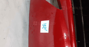 Zderzak przód przedni peugeot 207 ekqd bordo bordowy 4