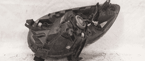 Przod przednia lampa prawa citroen C1 4