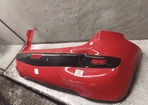 Zderzak tył tylny nissan note E11 Z10 czerwony 4
