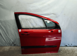 Drzwi przód przednie prawe do peugeot 308 5D 5 drzwi hb kombi sw lkrd bordo bordowe 1