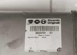 Fiat panda iii 3 fiat 500 lift tłumik wydech końcowy nowy oryginał 10