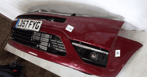 Zderzak przód przedni do citroen C4 picasso khjd bordo bordowy halogeny 3