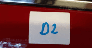 Drzwi przód przednie lewe do alfa romeo mito 289 czerwone 2