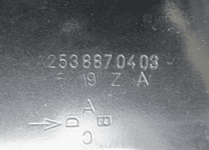 Maska pokrywa silnika mercedes glc W253 2015- 23