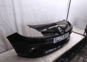 Zderzak przód przedni do renault clio iii 3 NV676 czarny halogeny 3