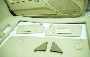 Tapicerka lewa prawa podsufitka schowek kolor beige 205A mercedes sl R230 15