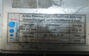 AUDI A4 B8 2007- STEROWNIK MODUŁ UKŁADU KIEROWNICZEGO 8K0907144B 4