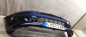 Zderzak przód przedni do citroen C4 eged granat granatowy halogeny 4
