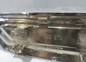 BMW 7 F01 F02 Chrom listwa błotnika Prawa - 15942 3
