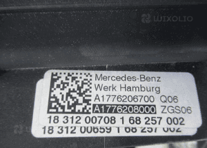 Wzmocnienie czołowe pas przedni przód mercedes a-klasa W177 A1776206700 A1776208000 2018- 20