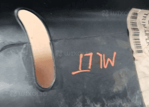 Osłona poszycie słupka lewy tył tylna lewa Mercedes ML W163 A1636920303 7