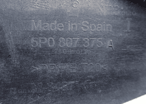 Ślizg zderzaka lewy tył seat altea 5P0807375A radom 3