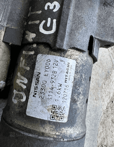 Infiniti G35 G37s  G 35 37 rozrusznik koło zębate kolektor łapa silnika połos 7