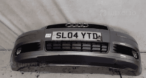 Zderzak przód przedni audi A3 8P szary LY7H halogeny 1