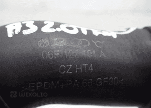Przewód wąż rura wody audi A3 8P 2.0 tfsi 06F122101A radom 3
