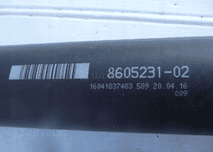 WAŁ NAPĘDOWY ORYG 8605231 BMW 3 F30 F31 16R 2