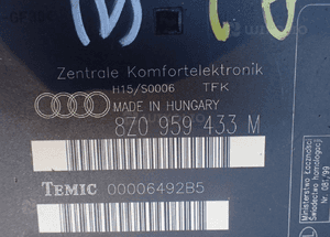 Moduł komfortu audi A2 europa 8Z0959433M radom 2