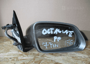 Lusterko prawe przód przednie skoda octavia ii lift 7 pin 3