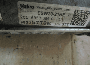 ROZRUSZNIK PEUGEOT 308 208 2008 EXPERT III CITROEN 1.5 BLUEHDI 9832577880 3