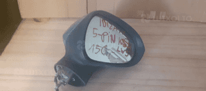 Lusterko prawe seat ibiza 4 5PIN LW5T błękitny 2