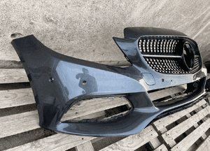 Zderzak przod mercedes c W205 14-  grill diamond 4