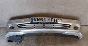 Zderzak przód przedni mercedes benz c klasa W203 lift fl pdc czujniki 744 srebrny halogeny 1