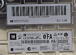 Opel Astra J 4 IV moduł sterownik bluetooth 13353283 3