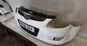 Zderzak przód przedni hyundai I30 lift fl biały 7F halogeny 4