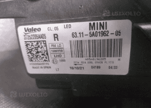 Lampa przód prawa mini F56 lift full led 6311-5A01962-05 2