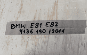 Schowek dekor ramka alu carbon bmw E81 E87 m pakiet eu 7136190 2010 14