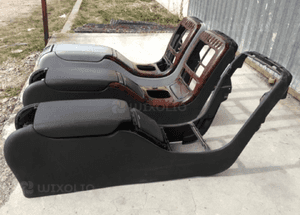 mercedes cl 215 podłokietnik dekor  drewno panel czarny szary 6
