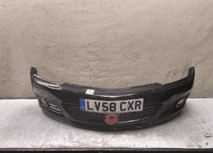Zderzak przód przedni opel astra h 3 iii gtc Z20R czarny halogeny 1