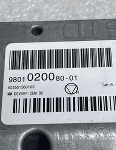 Ekran wyswietlacz citroen C5 iii 3 X7 9801020080 4