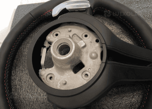 BMW F10 F11 F20 F30 KIEROWNICA MULTIFUNKCYJNA ŁOPATKI NIEBIESKO CZERWONA NIĆ NOWA 11