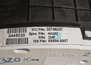 Volvo S60 V70 2.0 T zegar Licznik 30746097 2