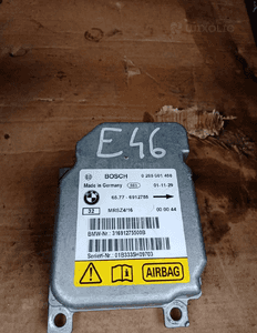 Konsola AIRBAG pasy poduszki sensor BMW 3 E46 komplet 11