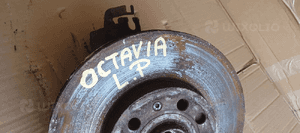 Zwrotnica piasta lewy przód przednia lewa Skoda Octavia II 2.0 FSI 5