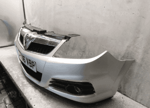 Zderzak przód przedni opel vectra c lift fl Z157 srebrny halogeny 4