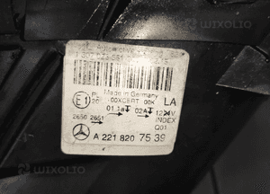 Mercedes s W221 lift lampy przód przednie bi-xenon night vision skrętne kpl 16