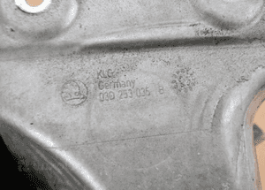 Osłona termiczna kolektora tłumika osłony VW Polo 9N 6