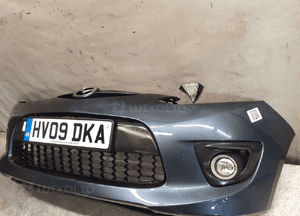Zderzak przód przedni mazda 2 de ts szary grafitowy halogeny 2