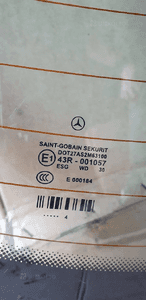 Szyba karoseryjna tył tylna Mercedes W209 AS2 04r 5