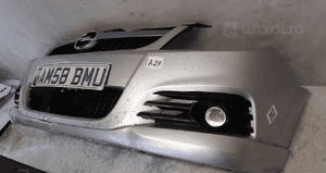 Zderzak przód przedni do opel vectra c lift fl halogeny do malowania  Z157 srebrny 3