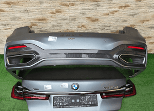 Zderzak tył klapa tył lampy tylne bmw 7 G11 G12 m pakiet X1D lci 1