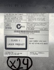 Bmw F01 F10 F11 F20 zmieniarka płyt dvd 9240239 9