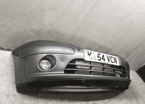 Zderzak przód przedni do citroen C3 lift fl i szary halogeny posiada wgniecenie 2