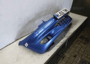 Zderzak przód przedni chrysler pt cruiser niebieski błękitny halogeny 2